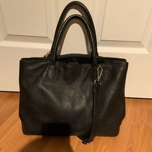 Roots black prince leather purse